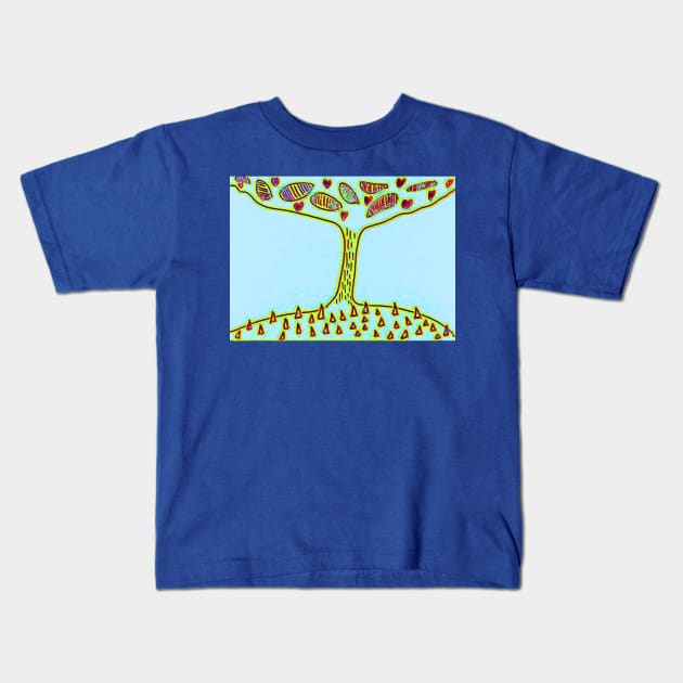 Four Seasons Pt1 - Tree of Sprung Love Kids T-Shirt by Tovers